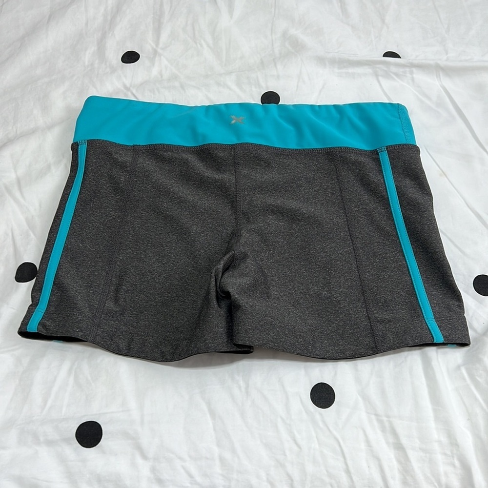 🌙Xersion Gray/Blue Athletic Shorts - Picture 5 of 8